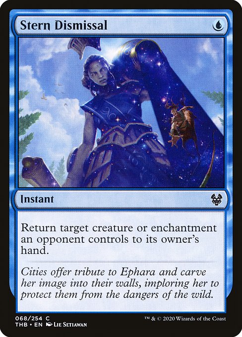 Stern Dismissal - Theros Beyond Death Common Card