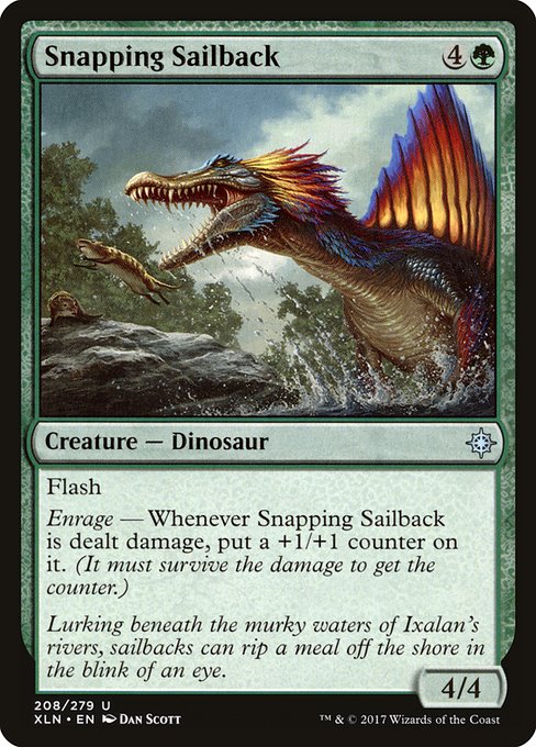 Snapping Sailback - Ixalan Uncommon Card