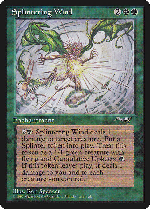 Splintering Wind - Alliances Rare Card