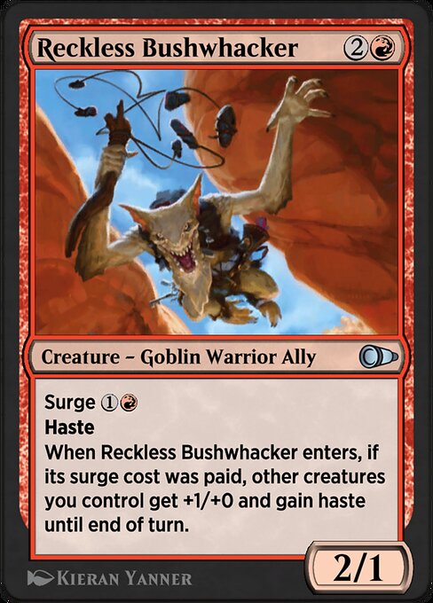 Reckless Bushwhacker - Pioneer Masters Uncommon Card