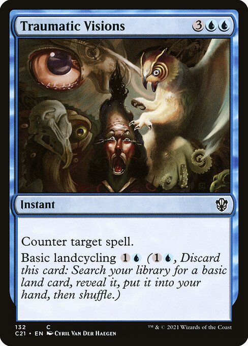 Traumatic Visions - Commander 2021 Common Card