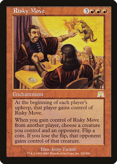 Risky Move - Onslaught Rare Card