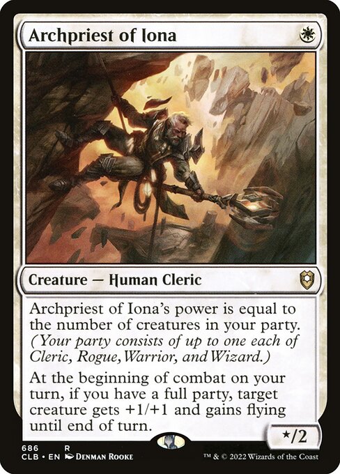 Archpriest of Iona - Commander Legends: Battle for Baldur's Gate Rare Card