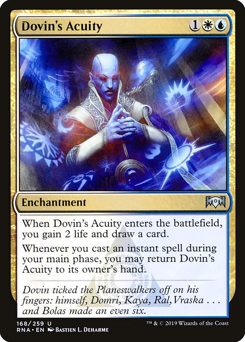 Dovin's Acuity - Ravnica Allegiance Uncommon Card