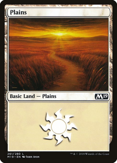 Plains - Core Set 2019 Common Card