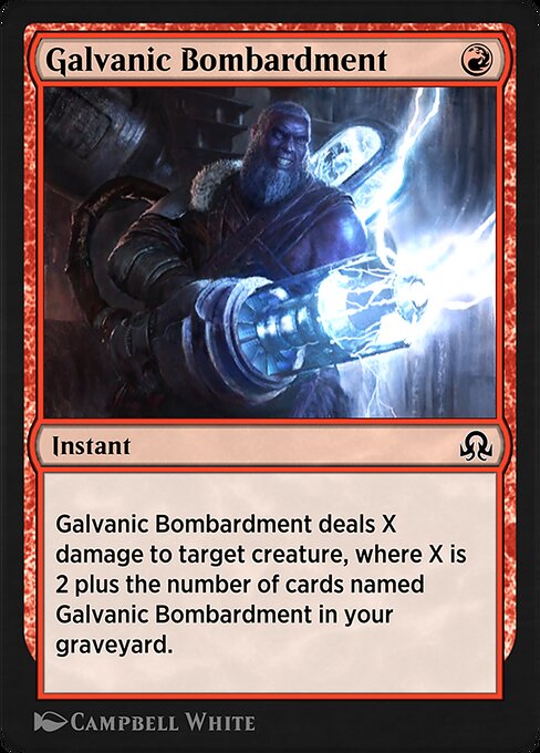 Galvanic Bombardment - Shadows over Innistrad Remastered Common Card