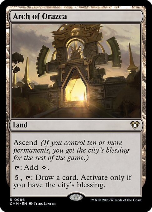 Arch of Orazca - Commander Masters Rare Card