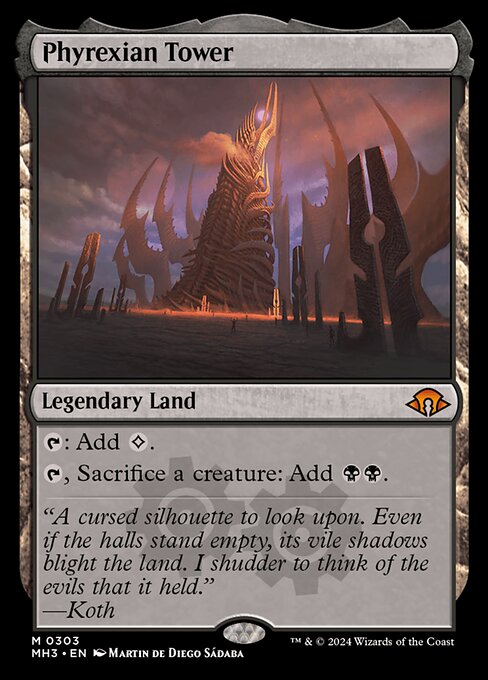 Phyrexian Tower - Modern Horizons 3 Mythic Card