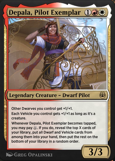 Depala, Pilot Exemplar - Kaladesh Remastered Rare Card