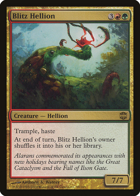 Blitz Hellion - Alara Reborn Rare Card