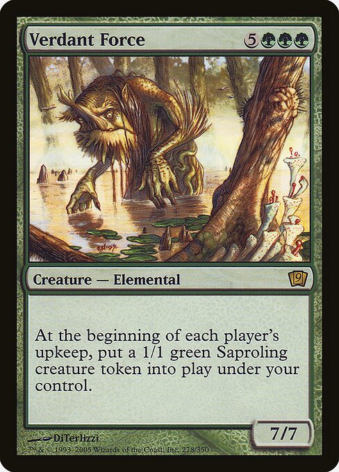 Verdant Force - Ninth Edition Rare Card