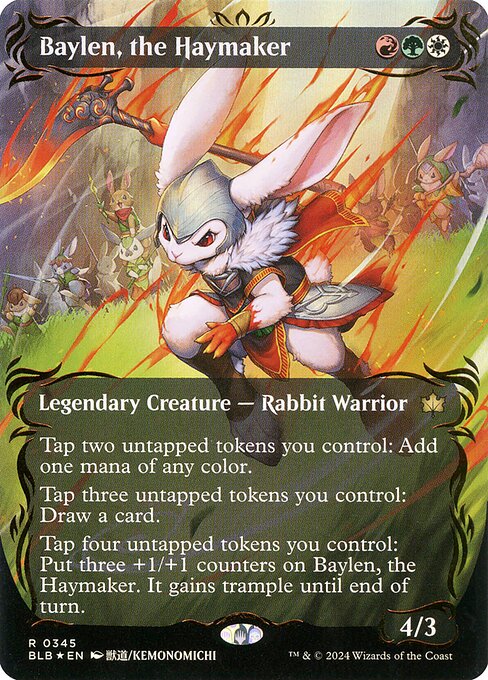 Baylen, the Haymaker - Bloomburrow Rare Card