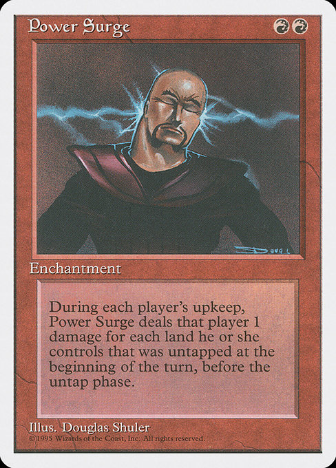 Power Surge - Fourth Edition Rare Card