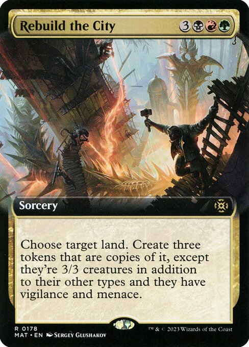 Rebuild the City - March of the Machine: The Aftermath Rare Card