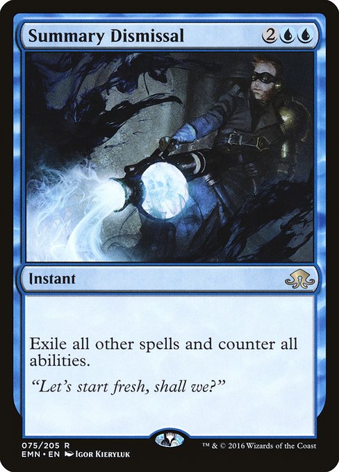 Summary Dismissal - Eldritch Moon Rare Card