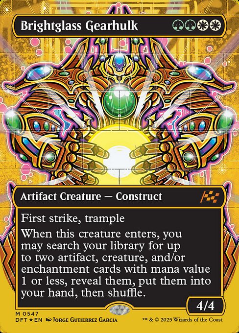 Brightglass Gearhulk - Aetherdrift Mythic Card