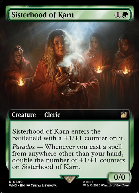 Sisterhood of Karn - Doctor Who Rare Card