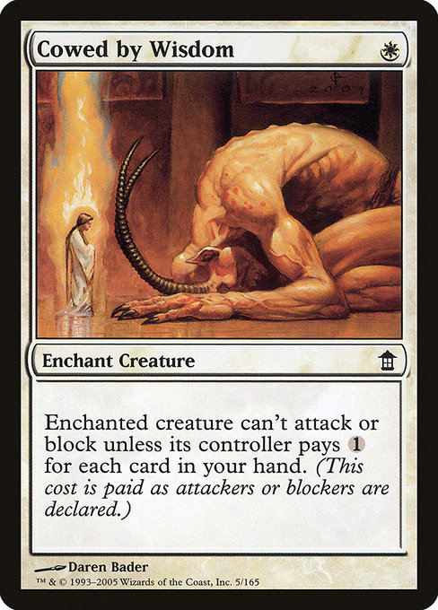 Cowed by Wisdom - Saviors of Kamigawa Common Card