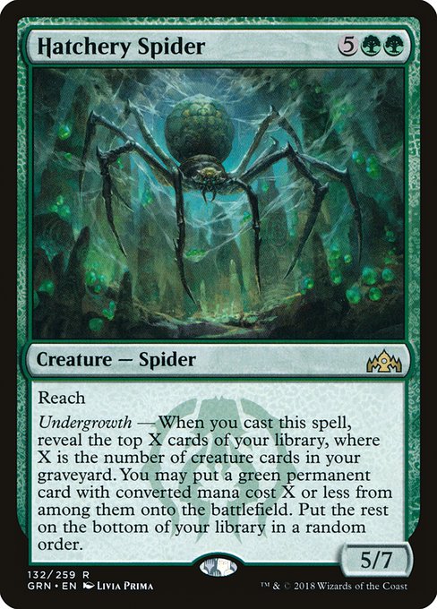 Hatchery Spider - Guilds of Ravnica Rare Card