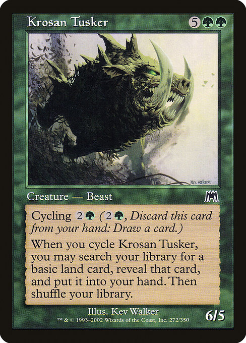 Krosan Tusker - Onslaught Common Card