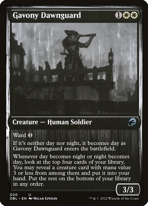 Gavony Dawnguard - Innistrad: Double Feature Uncommon Card