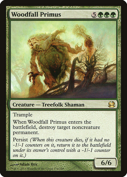 Woodfall Primus - Modern Masters Rare Card
