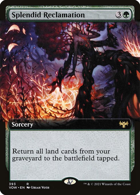 Splendid Reclamation - Innistrad: Crimson Vow Rare Card