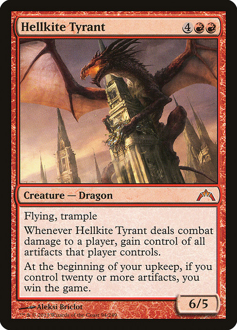 Hellkite Tyrant - Gatecrash Mythic Card