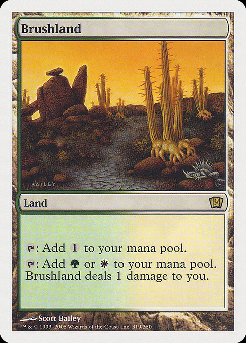 Brushland - Ninth Edition Rare Card