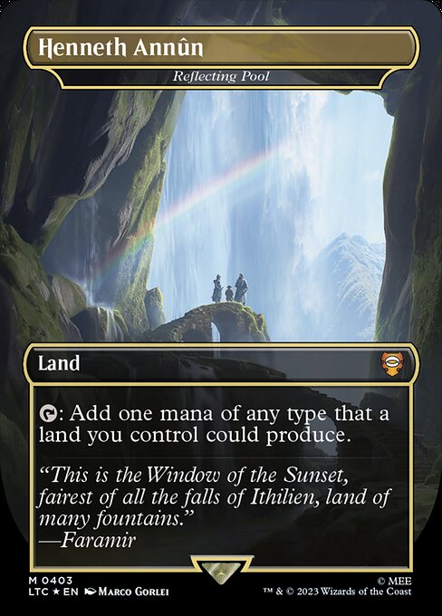 Reflecting Pool - Tales of Middle-earth Commander Mythic Card