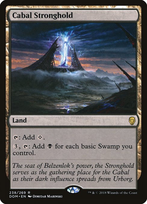 Cabal Stronghold - Dominaria Rare Card