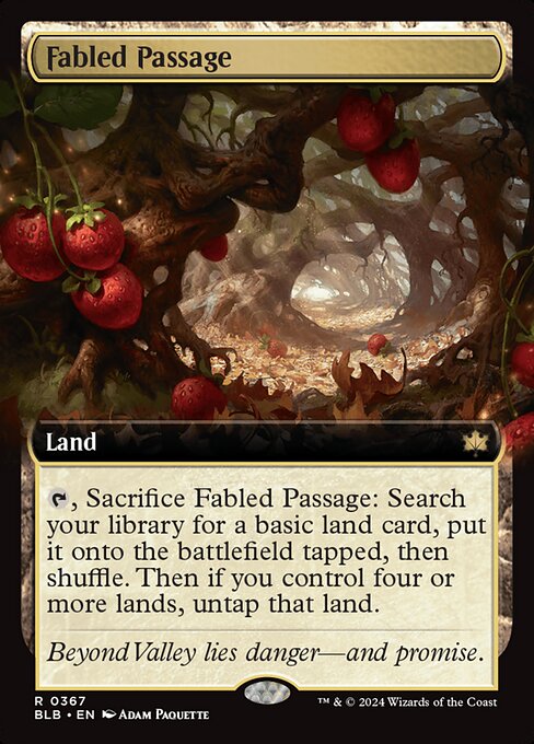 Fabled Passage - Bloomburrow Rare Card
