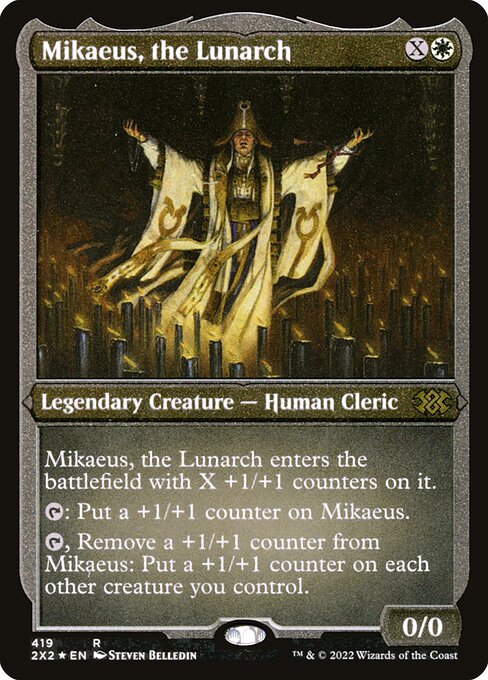 Mikaeus, the Lunarch - Double Masters 2022 Rare Card