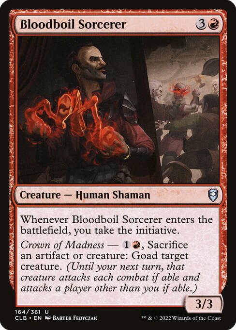 Bloodboil Sorcerer - Commander Legends: Battle for Baldur's Gate Uncommon Card