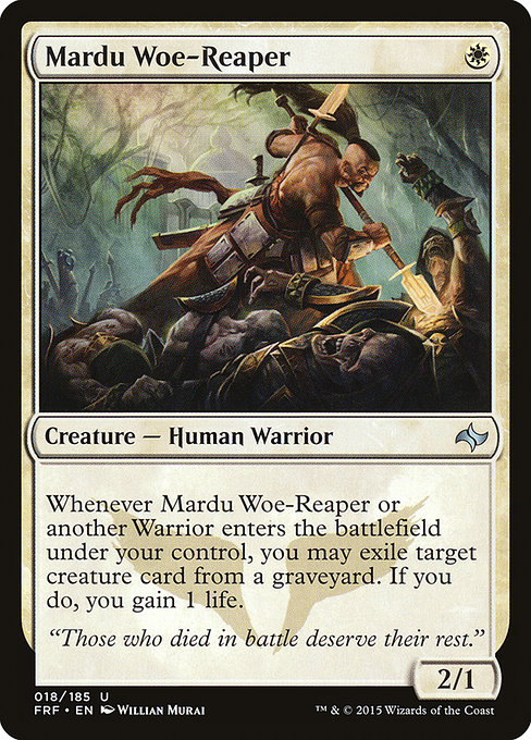 Mardu Woe-Reaper - Fate Reforged Uncommon Card