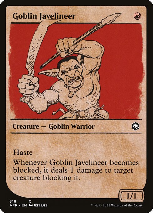Goblin Javelineer - Adventures in the Forgotten Realms Common Card