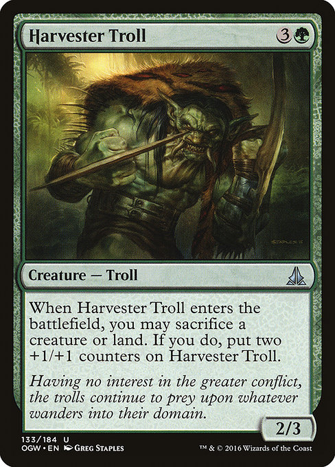 Harvester Troll - Oath of the Gatewatch Uncommon Card