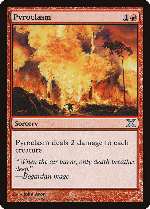 Pyroclasm - Tenth Edition Uncommon Card