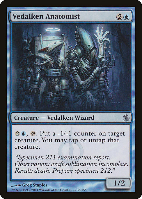 Vedalken Anatomist - Mirrodin Besieged Uncommon Card
