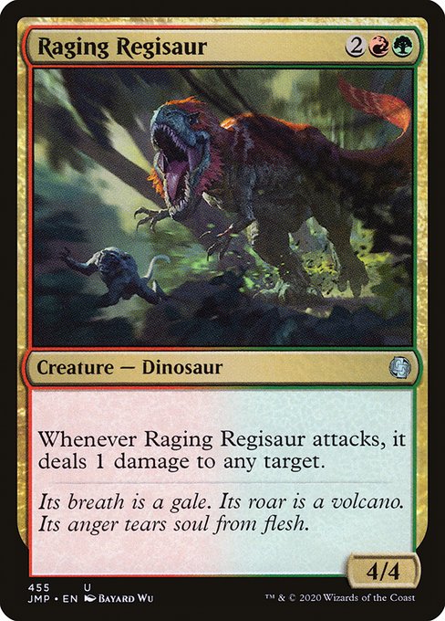 Raging Regisaur - Jumpstart Uncommon Card