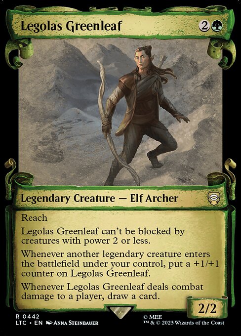 Legolas Greenleaf - Tales of Middle-earth Commander Rare Card