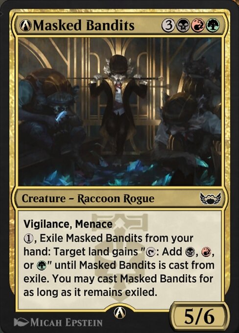 A-Masked Bandits - Streets of New Capenna Common Card