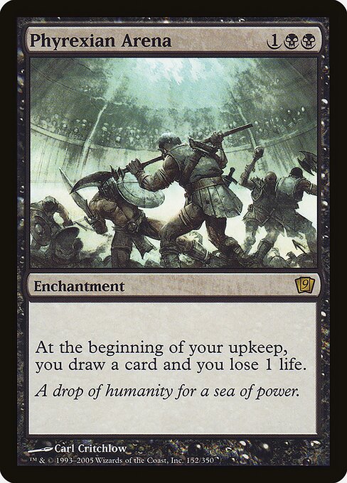 Phyrexian Arena - Ninth Edition Rare Card