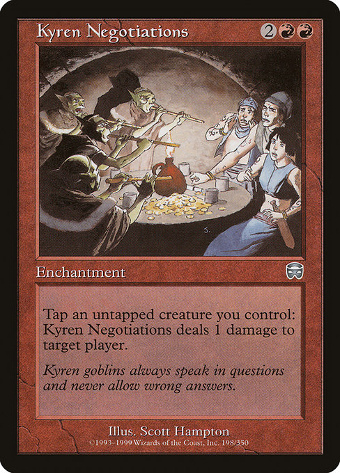 Kyren Negotiations - Mercadian Masques Uncommon Card