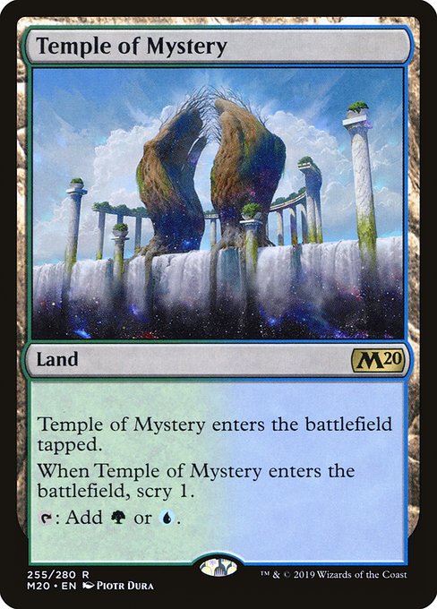 Temple of Mystery - Core Set 2020 Rare Card
