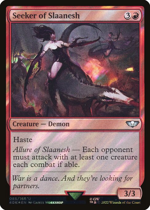 Seeker of Slaanesh - Warhammer 40,000 Commander Uncommon Card