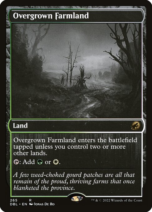 Overgrown Farmland - Innistrad: Double Feature Rare Card