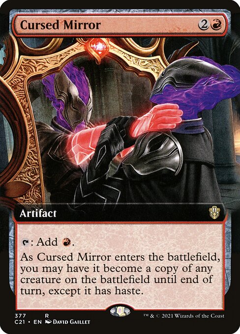 Cursed Mirror - Commander 2021 Rare Card