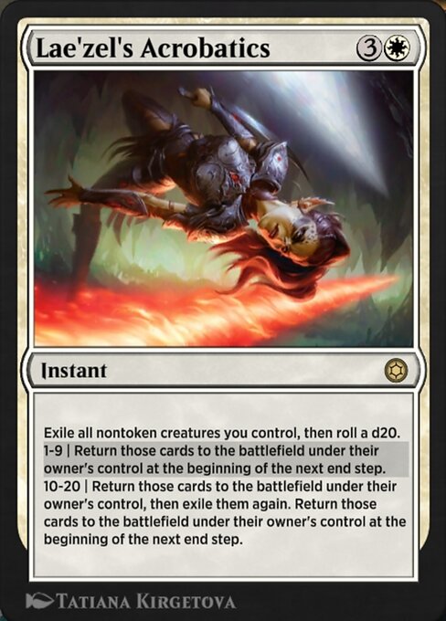 Lae'zel's Acrobatics - Alchemy Horizons: Baldur's Gate Rare Card