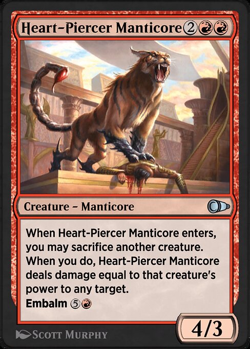 Heart-Piercer Manticore - Pioneer Masters Uncommon Card